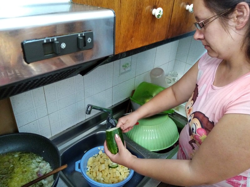 Românca a învățat să gătească puțin din cărți, puțin de la soacra italiancă