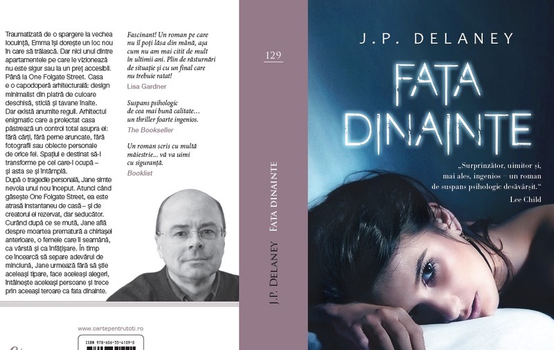 ”Fata dinainte”, de J.P. Delaney | RECOMANDARE DE CARTE