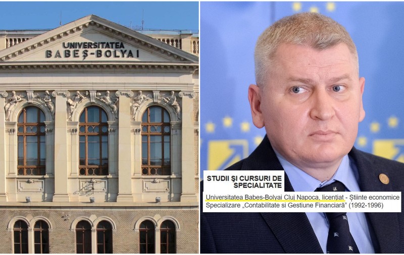 EXCLUSIV. „Domnul Florin Roman nu a urmat cursurile și nu a luat licență la noi”,  spune rectorul Babeș-Bolyai. Ministrul cercetării pretinde în CV că a fost student la UBB și că e „licențiat” aici! Rectorul cere „corectarea rapidă a CV-ului și explicații”