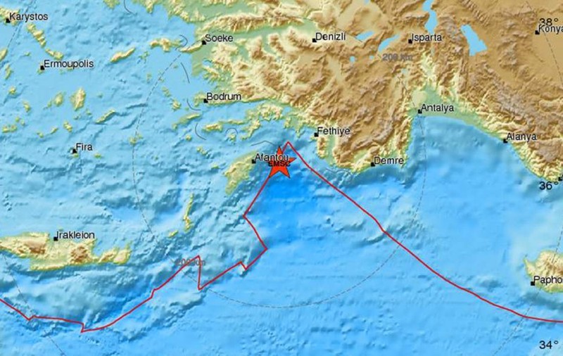 Cutremur de 5,1 în Grecia. A fost resimțit în Rhodos