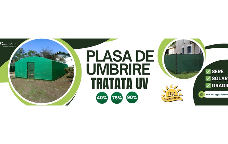 Plasă de Umbrire – Protecție Eficientă pentru Sere și Solarii