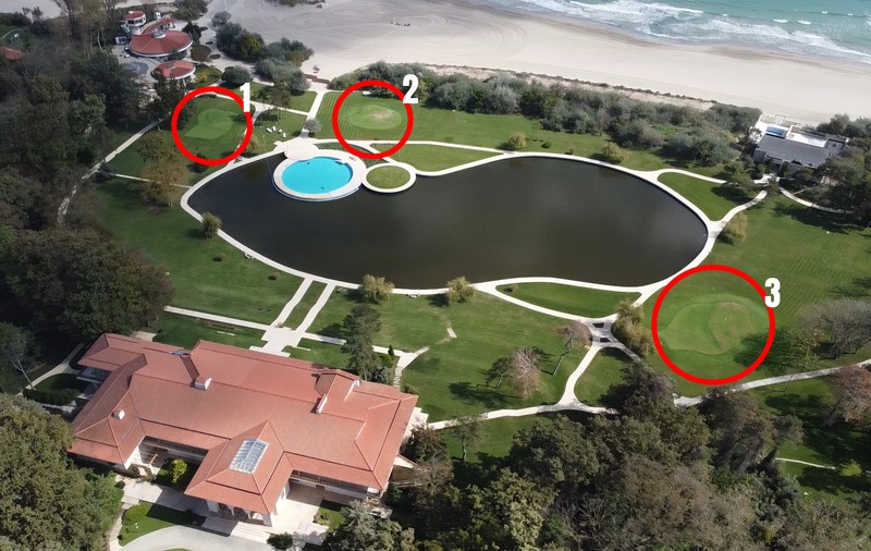 Miniteren de golf pentru Klaus Iohannis, construit la vila de protocol de la Neptun. Aici a fost reședința de vară a lui Ceaușescu | VIDEO