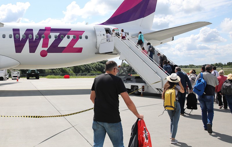 Wizz Air anunță opt rute noi de la București