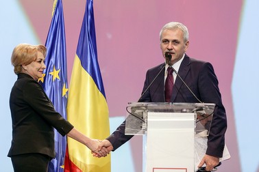Viorica Dăncilă și Liviu Dragnea. Foto INQUAM Photos / Octav_Ganea