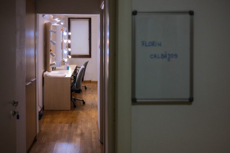 Una din cabinele actorilor