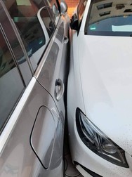 Mihaela Nunweiller a trimis o fotografie în care arată că nu i-a atins deloc mașina lui Gabi Oprea jr
