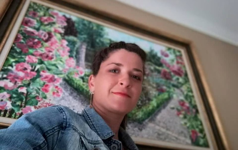 Alexandra Dulgheru, pasionată de pictură. A mânuit pensula înaintea rachetei de tenis
