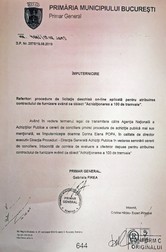 Documentul prin care Gabriela Firea a împuternicit-o pe Dorina Elena Popa