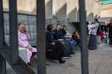 Refugiați romi din Chișinău, Moldova. Foto: Profimedia