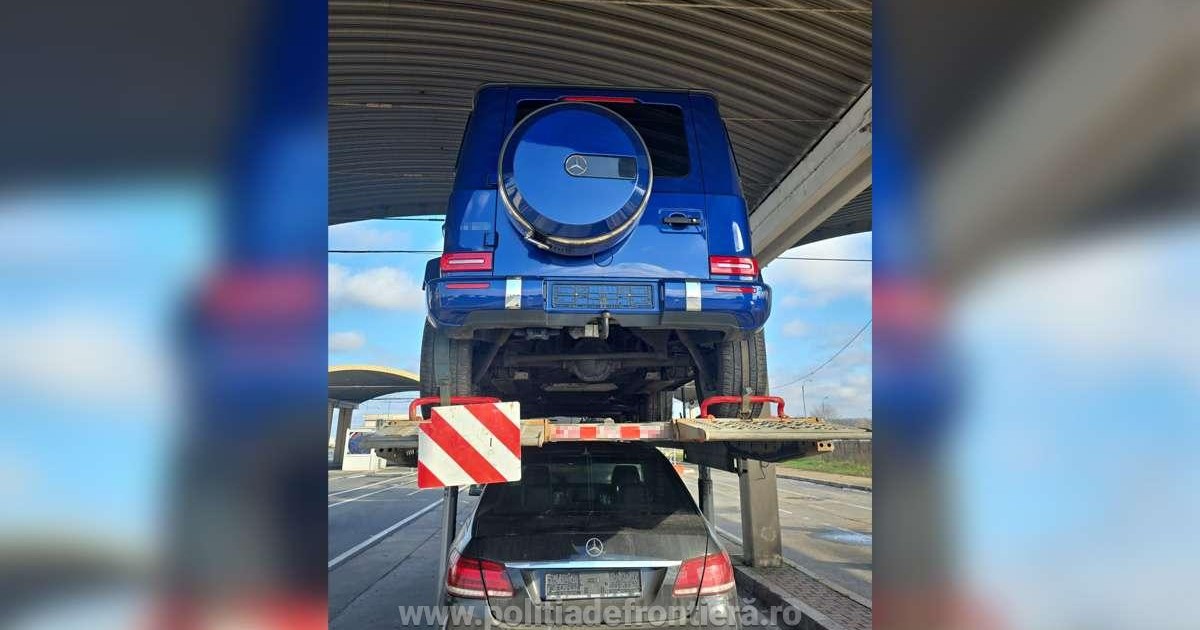 Mașini furate din Germania, în valoare de 150.000 euro, descoperite la Giurgiu Foto:Poliția de Frontieră