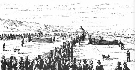 Prima ediție a Campionatului de tenis de la Wimbledon, în 1877