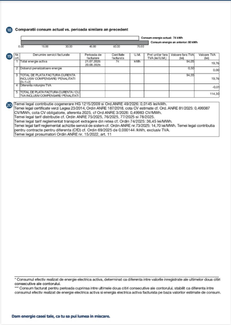 Factura Premier Energy, pagina 5