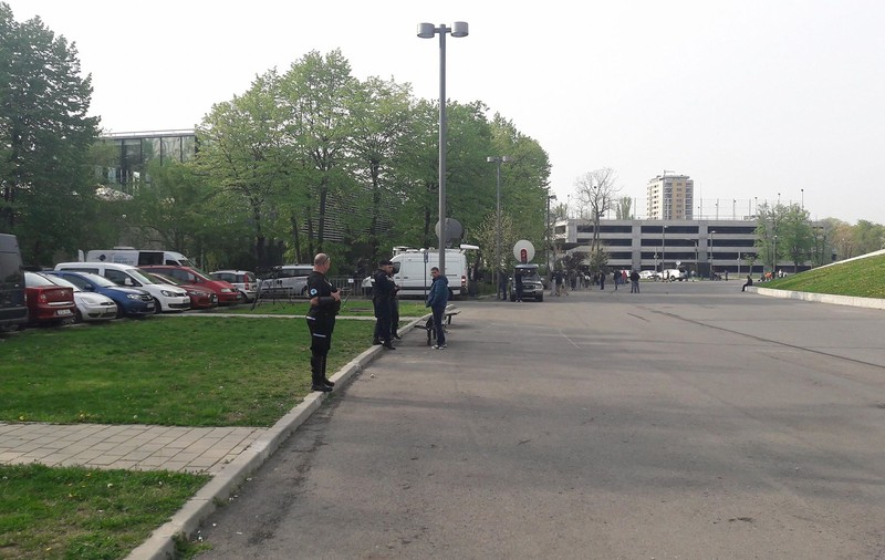 Sediul Federației, păzit de jandarmi și de Poliție înaintea alegerilor FRF 2018 | FOTO