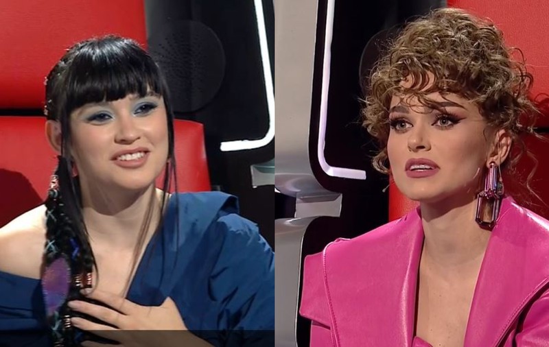 Theo Rose și Irina Rimes, duelul ținutelor la „Vocea României”, sezonul 10. Cum s-au îmbrăcat cântărețele