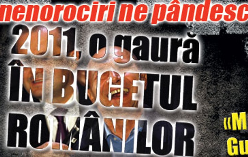 2011, o gaură în bugetul românilor