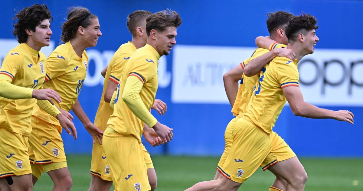 Naționala de fotbal a României U19 s-a calificat la EURO 2025