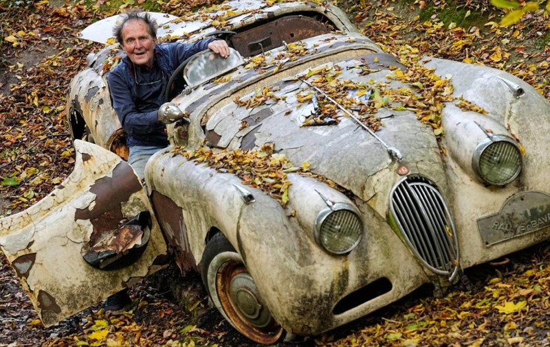 A cumpărat și a lăsat 50 de mașini de colecție din 1950 să ruginească într-o pădure din Germania. Ce mesaj a vrut să transmită bărbatul