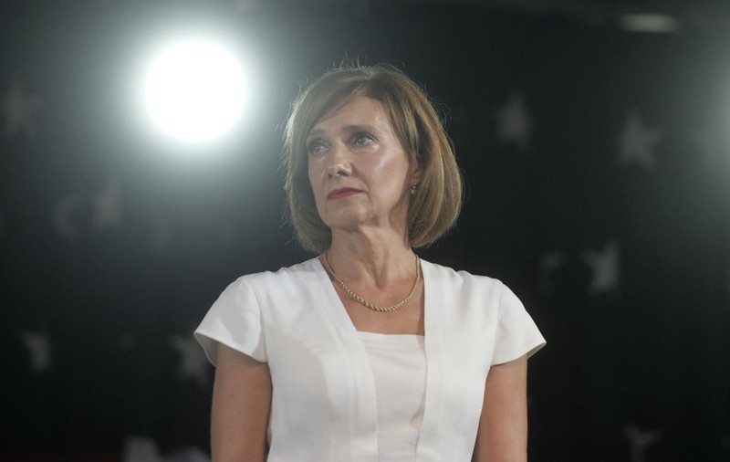 VIDEO / Carmen Iohannis a votat la Sibiu: „Am votat pentru o Românie europeană și pentru o justiție independentă”