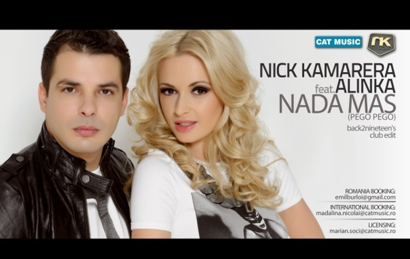 Nick Kamarera & Alinka lansează piesa Nada Mas (Pego Pego) | VIDEO