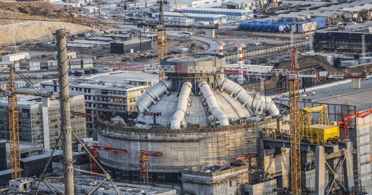 centrala nucleară Akkuyu din Turcia, în construcție, octombrie 2025