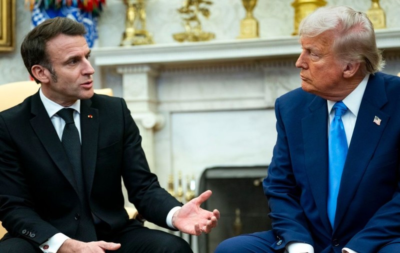 Donald Trump a publicat mesaje private primite de la Emmanuel Macron: „Prietene”