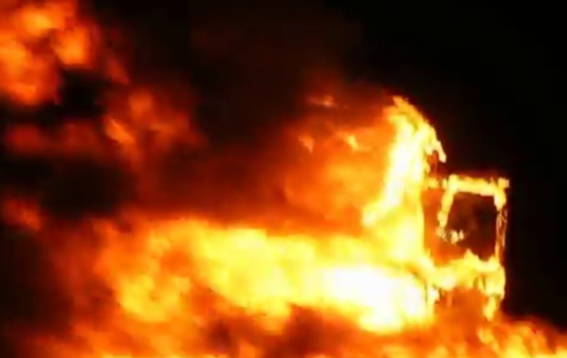 Un autocar cu 50 DE ROMÂNI A ARS COMPLET, în Ungaria! | VIDEO DRAMATIC