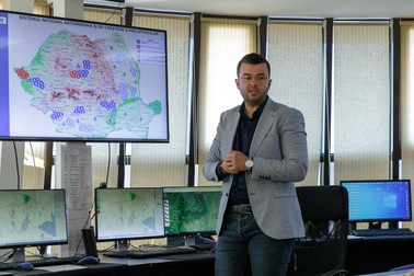 Ionuț Lucian Lazăr, directorul stației antigrindină din Focșani, jud. Vrancea