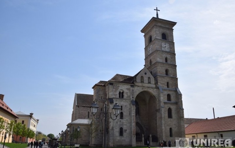 Turnul din care se văd frumusețile Cetății Alba Carolina, deschis pentru turiști