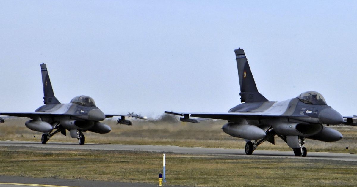 Avioane F16 în Centrul european de instruire pentru Ucraina care se deschide în România