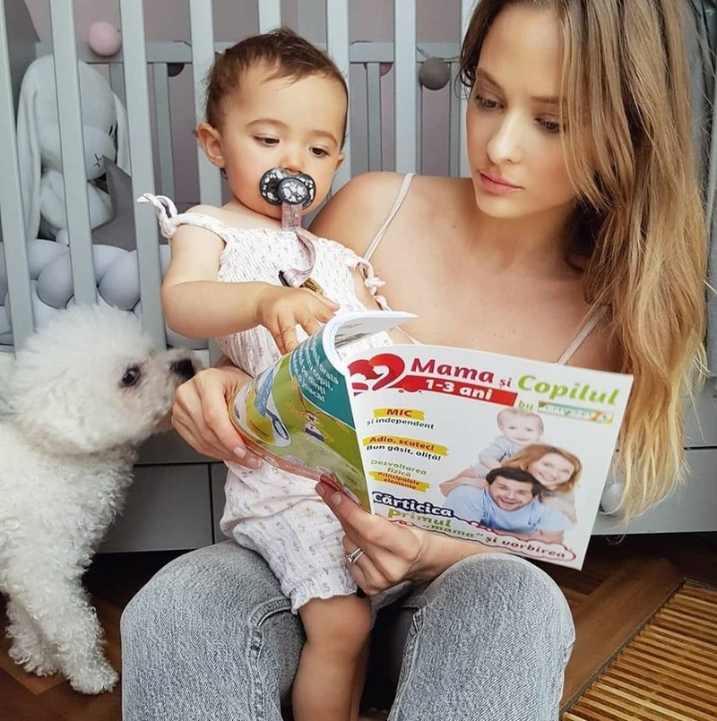 Oana are grijă să petreacă mult timp și cu fiica ei mai mare