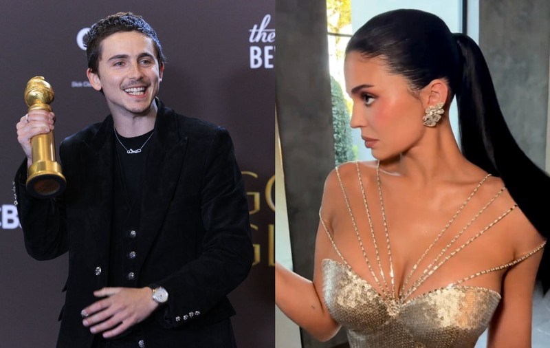 Apariția lui Kylie Jenner cu diamante de peste 100 de carate la Globurile de Aur 2026. E supranumită „zeița de aur” a lui Timothée Chalamet