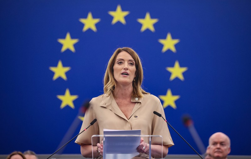 Roberta Metsola a fost realeasă președintă a Parlamentului European