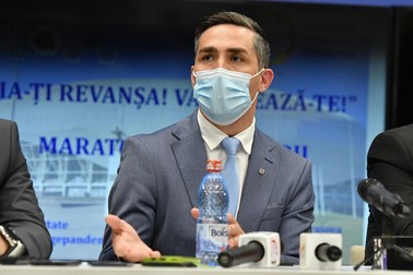 Valeriu Gheorghiță, coordonatorul campaniei de vaccinare. FOTO REMUS BADEA / MEDIAFAX FOTO