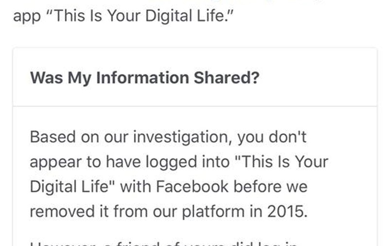 Ce mesaj trimite Facebook românilor cu date furate de Cambridge Analytica
