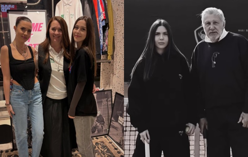 Ilie Năstase și Amalia, fosta soție, față în față la evenimentul fetei lor Alessia. Tânăra a lansat o colecție de haine dedicată tatălui ei