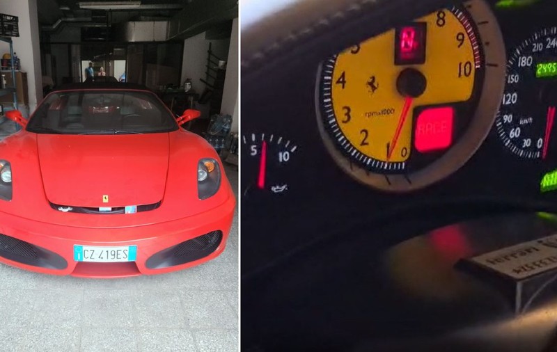 Ferrari F430 Spider, scos la licitație de ANAF. Cum arată și care e prețul de pornire pentru bolidul de lux cu mai puțin de 25.000 de kilometri la bord