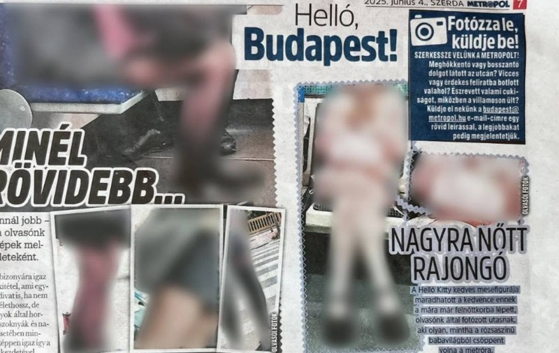 Un ziar maghiar îndeamnă cititorii să trimită fotografii cu femei în fustă scurtă, făcute pe ascuns în autobuz sau pe stradă