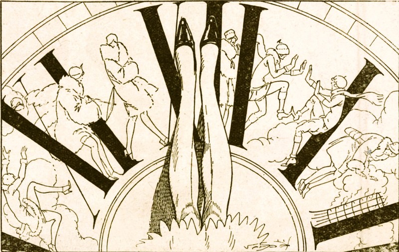 Când timpul se joacă cu noi: „Ora de vară” și „Ora de iarnă” în revista Veselia din 1935