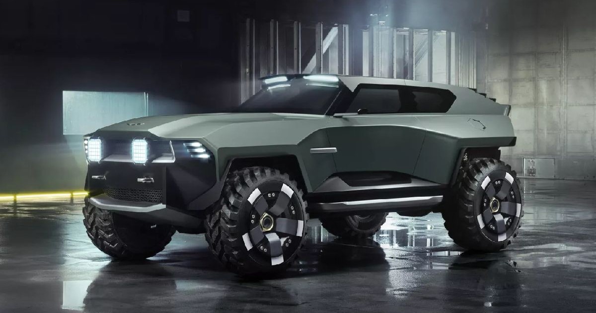 Masina agresiva SUV marca Aston Martin
