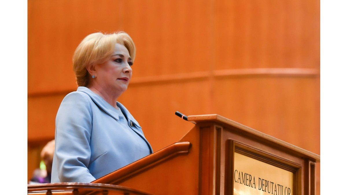 Viorica Dancila, premierul Romaniei, discurs, plen, Parlament