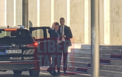 Pe 26 august, Nicușor Dan a stat 30 de minute la Guvern și a discutat separat cu premierul Ilie Bolojan (PNL) și cu Sorin Grindeanu (PSD). Foto: Cristian Otopeanu / Libertatea