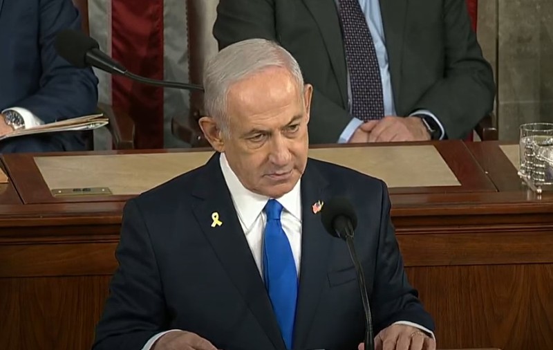 Benjamin Netanyahu, discurs în Congresul SUA: manifestanții pro-palestinieni sunt „idioți utili ai Iranului”. Apel la unitate în fața „axei terorii”