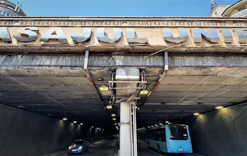 Primul pasaj rutier din țara noastră cu semnal GSM și sistem de ventilație pentru extragerea noxelor. Pasajul Unirii se închide duminică pentru lucrări de consolidare și punere în siguranță