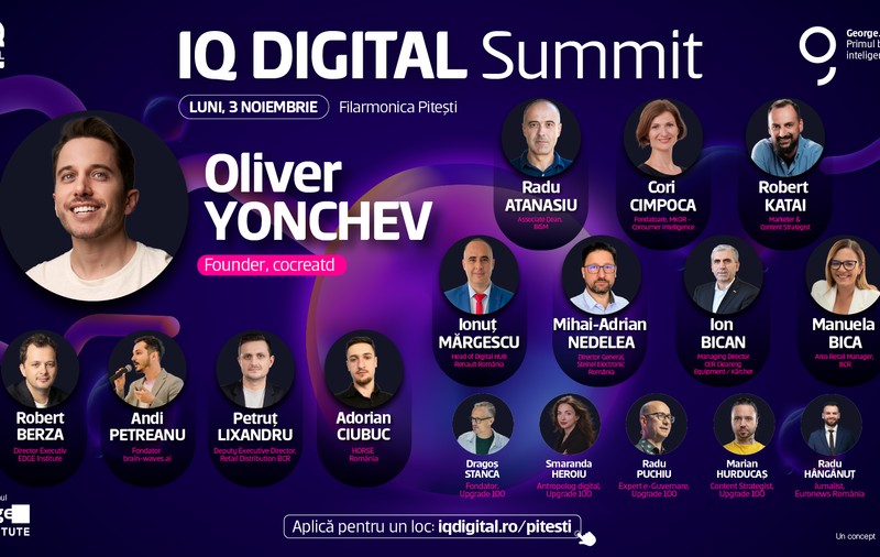 Piteștiul devine centrul dezbaterii despre AI și viitorul industriei auto, la IQ Digital Summit