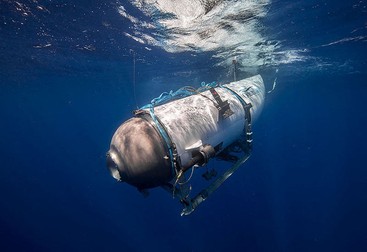 Titan, submersibilul care a dispărut în timpul expediției spre epava Titanicului. Foto: Profimedia