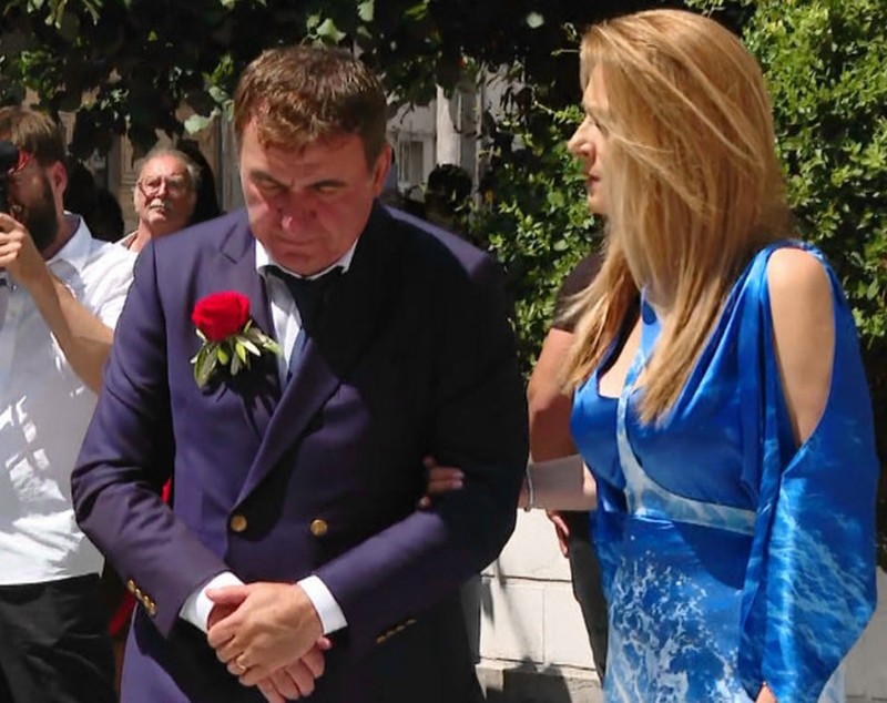 Cum a apărut Gică Hagi la nunta fiicei Kira Hagi cu Thomas Ferfelis, la Biserica Visarion