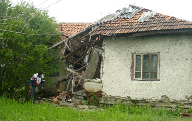 A fost prăpăd în Olt! Vântul şi grindina au afectat 11 localităţi! FOTO