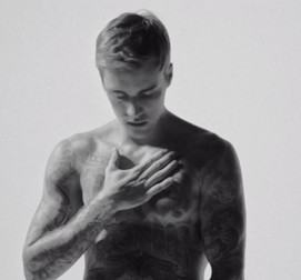 Ferrari Press Agency Ref 10945 Justin 1 08/10/2019 See Ferrari text Picture must credit: Calvin Klein Celebrity newly weds Justin Bieber and Hailey Baldwin get hot and steamy together – to celebrate 50 years of Calvin Klein underwear.And in a tribute to the iconic brand’s ground breaking anniversary, there is also an appearance by reality TV star and model Kendall Jenner.The company is celebrating 50 years of provocation and self-expression, and is doing so with a limited-edition collection and sexy, star-studded campaign.The ad opens with Justin and Hailey wearing sit in matching CK50 underwear sets and watch the U.S. launch a rocket to the moon sitting in their underwear watching a throwback TV set showing the 1969 Apollo Moon landing mission blasting off.Later the couple are seen in a studio kissing each other on the lips.Justin later throws some dance moves to a backing track featuring the 19891 dance tune, Unbelievable by band EMF. OPS: Clip from the Calvin Klein 50th ad.Justin and Hailey Bieber Picture supplied by Ferrari