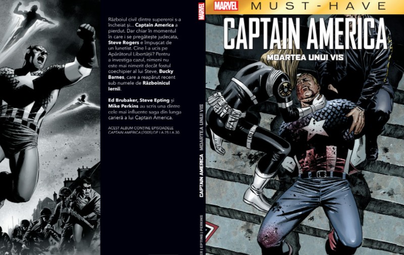 Captain America: Moartea unui vis - O nouă revistă Marvel în România