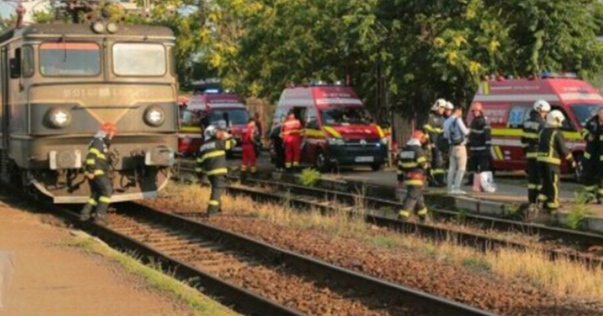 accident de tren în gara Asău